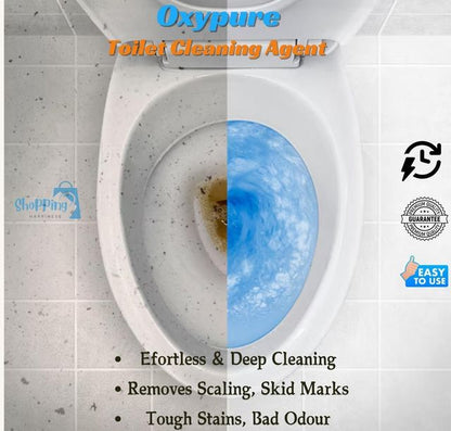Two bottles of 1361 toilet cleaning detergent liquid, 100 gm each, with labels showing cleaning agent and brand logo.