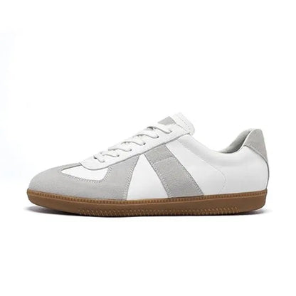 Anjrs men's casual running shoes in black with white accents, designed for comfort and style, suitable for boys and men.