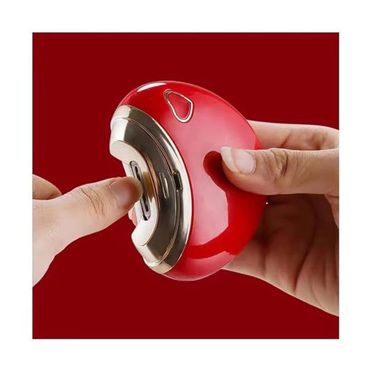 Electric automatic nail clipper with built-in light and two speed settings, featuring a sleek design and ergonomic grip.