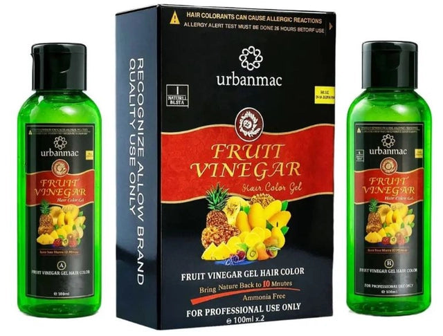 Fruit Vinegar Gel Hair Colour from 35930, 100ml pack of 2, showing vibrant gel hair dye in colorful packaging.