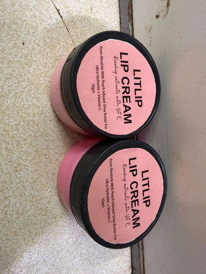 Two tubes of 35930 lip brightening lip balm for men and women, showcasing smooth, glossy packaging and product branding.