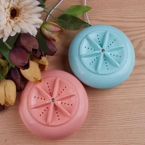 Portable Mini Washing Machine Ultrasonic Turbine Washer accessory by 1238, showing compact design with ultrasonic cleaning features.