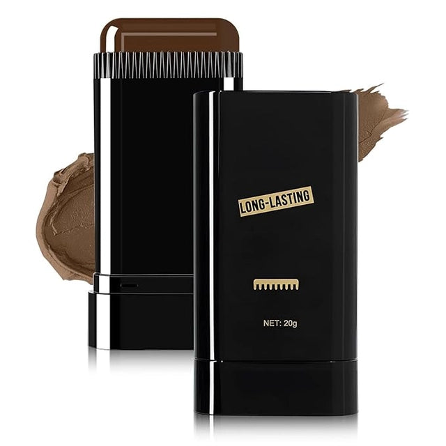 18058 2-in-1 instant hair color stick, waterproof and sweat-proof hair dye for quick, natural-looking hair color application.