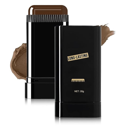 18058 2-in-1 instant hair color stick, waterproof and sweat-proof hair dye for quick, natural-looking hair color application.