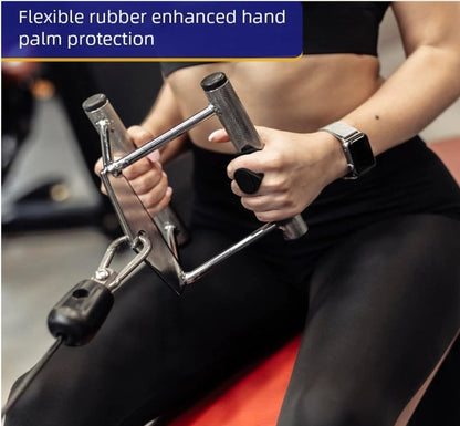 Pair of 18281 gymnastics weight lifting grip pads with padded hand grips for improved grip during workouts.