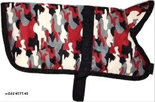 Multicolor woolen coat for dogs from 15929, designed as a cozy pet bed with soft, warm fabric and stylish multicolor pattern.