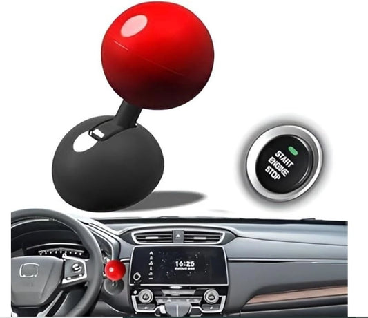 Car engine start-stop button cover from 18279, designed for vehicles, shown as a close-up of the black cover on the ignition switch.