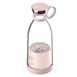 Portable mini blender for fresh juice by 30779, showing a compact juicer with a clear blending container and lid.