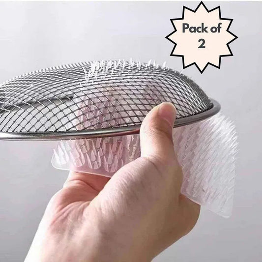 Two silicone kitchen cleaning tools from 18279 in a set, featuring flexible scrubbing surfaces for versatile kitchen cleaning.