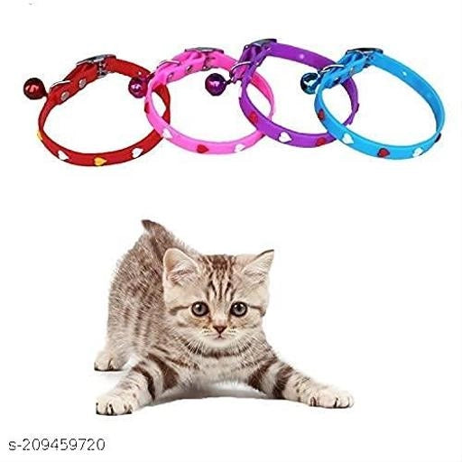 Multicolor collar belt for cats, shown with pet beds, from 15929 brand, in a pack of two, featuring vibrant adjustable straps.