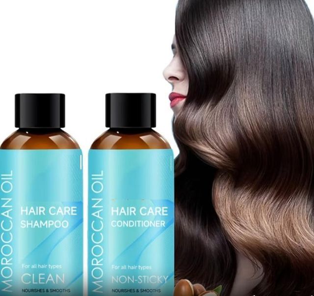 Two 100g bottles of 18058 Hair Care Conditioner in a combo pack, featuring sleek bottles with label details.