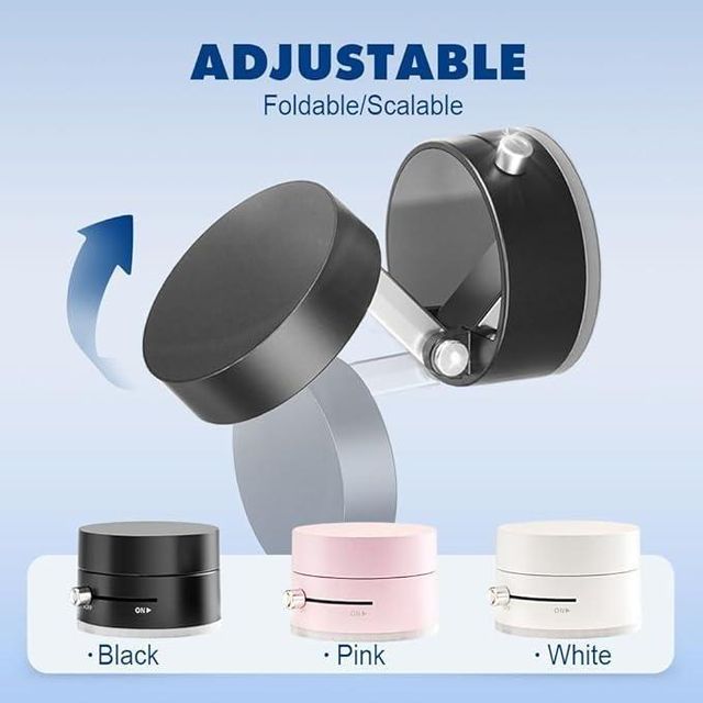 Magnetic suction phone holder for car, mounted on dashboard, with a smartphone securely held by the 25544 brand car mobile holder.