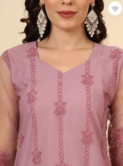 Women's Kurta set with matching dupatta and bottomwear, stylish and elegant, from the 15801 brand.