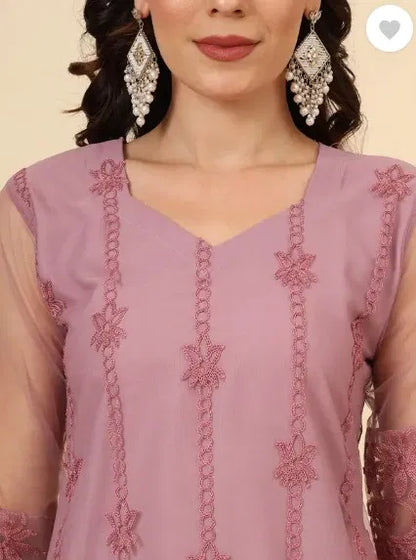 Women's Kurta set with matching dupatta and bottomwear, stylish and elegant, from the 15801 brand.