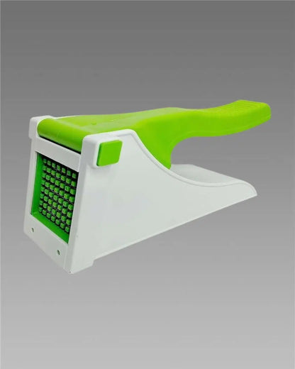 Manual vegetable slicer and potato chopper from 1238, heavy-duty kitchen tool with sharp blades for efficient food chopping.
