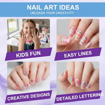 Colorful Nail Art Markers for nail design, featuring vibrant tips for detailed nail art creation, by 26041.