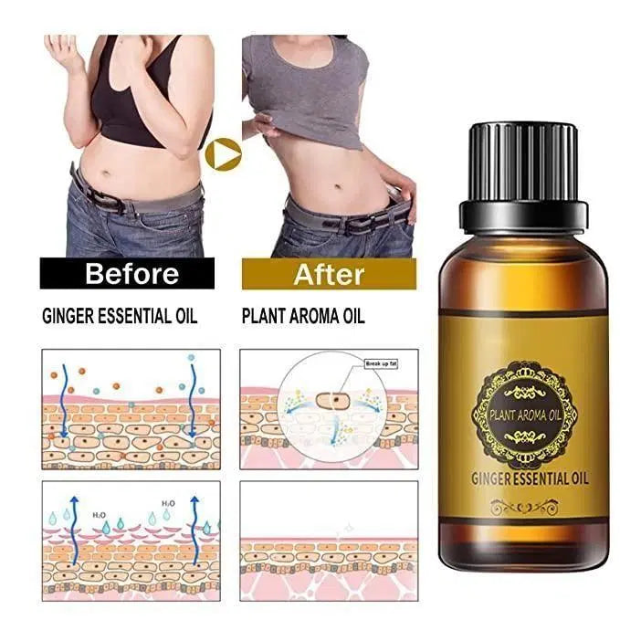 Belly drainage and pain relief oil by 1238, 30ml bottle, natural pain relief ointment for abdominal discomfort and drainage.