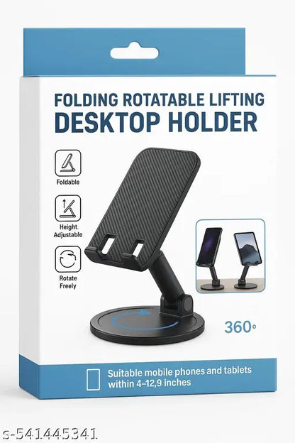 Adjustable car mobile phone holder by 7418, with a flexible angle and height, securely holding a smartphone on a vehicle dashboard.