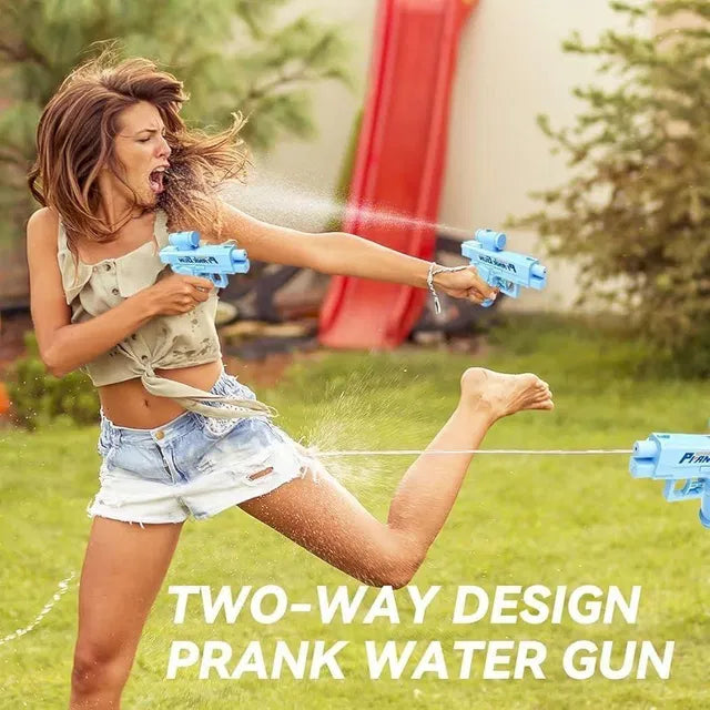 Colorful prank water gun toy from 4485 in assorted vibrant colors, designed for fun water play and outdoor activities.