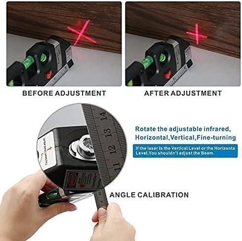 18057 4-in-1 distance meter and level tape with outdoor thermometer, compact meteorological instrument for precise measurements.