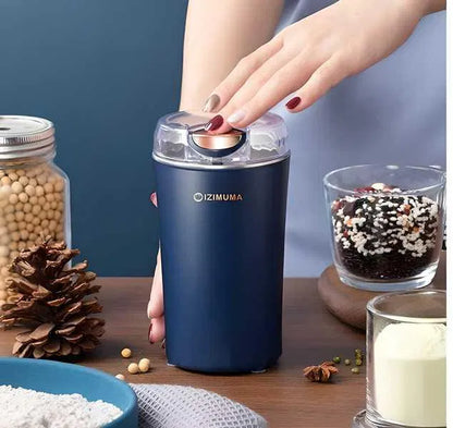 Electric coffee grinder by 19202 with a random color finish, featuring a compact design for fresh ground coffee.