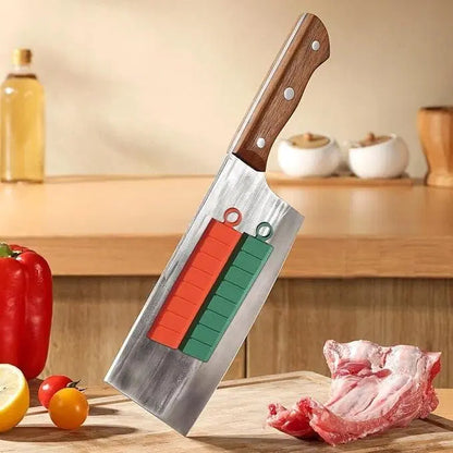 Set of two 1238 silicone magnetic vegetable cutters, manual choppers with magnetic features for easy vegetable chopping.
