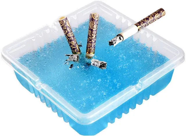 Set of five 19333 smokeless cigarette ashtrays with odorless design, made for discreet ash disposal and easy cleaning.