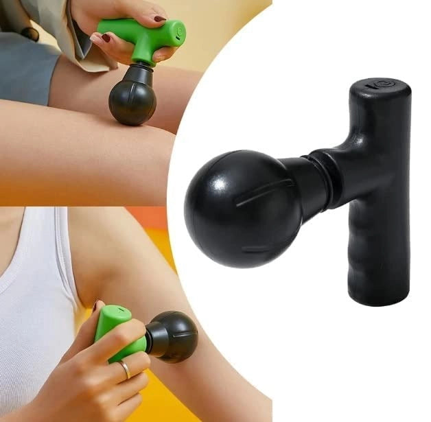 18281 facial and body massager with mini design, featuring textured massage head for pain relief and facial relaxation.