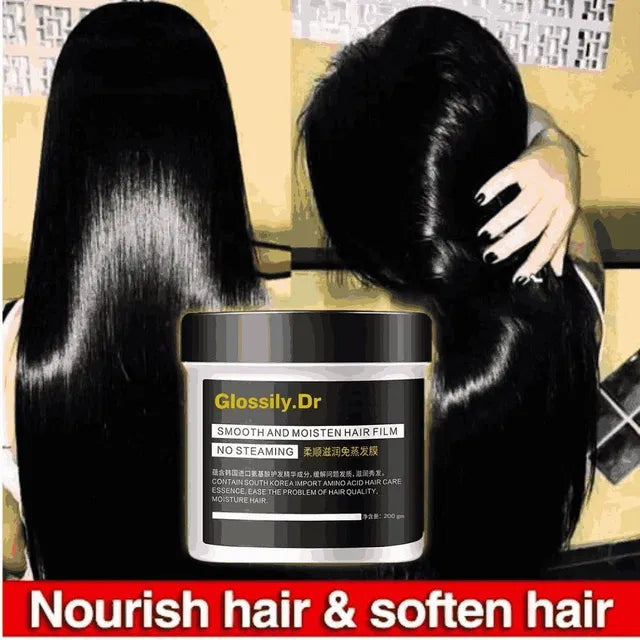 Professional Cream Hair Mask for smoothing hair, 200g, in a jar, part of Hair Packs & Powders category, by brand 26075.