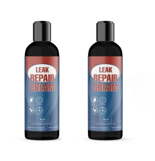 Two tubes of 25560 waterproof silicone sealant cream and gel protection for sealing and waterproofing surfaces.