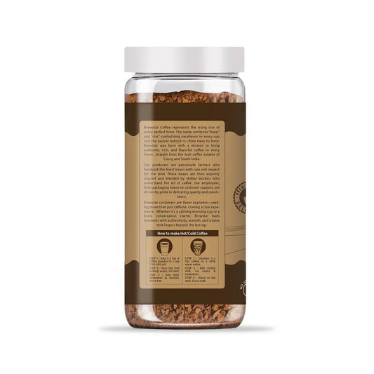 Brewstar Crunchy Hazelnut coffee pods from 34136, showing the coffee pot with hazelnut flavored coffee inside, ready to brew.