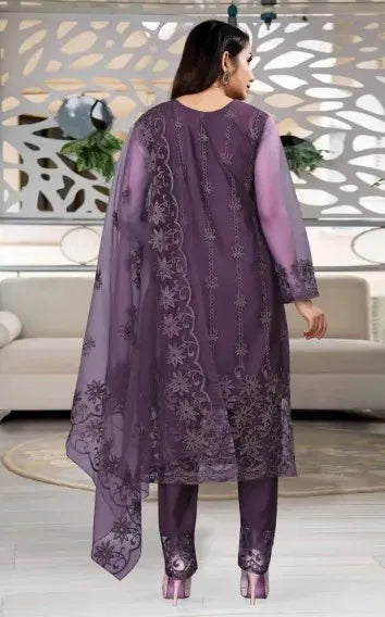 Elegant women's kurta set with matching dupatta and bottomwear from 15801, featuring traditional design and vibrant fabric.