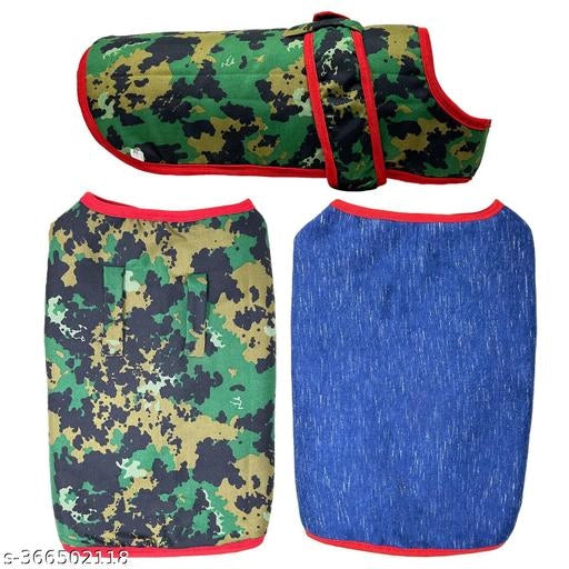 Colorful woolen dog coat from 15929, designed as a cozy pet bed with multicolor wool fabric and soft cushioning.