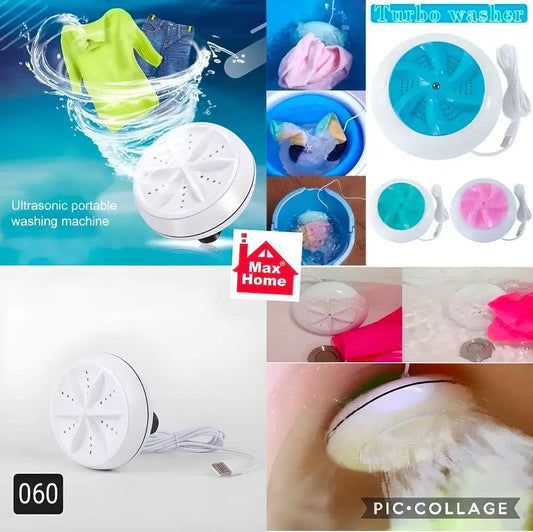 Portable Mini Washing Machine Ultrasonic Turbine Washer accessory by 1238, compact device for efficient laundry cleaning.
