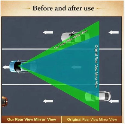 Digital media receiver rear view mirror for cars, 18279 brand, with display screen and control buttons visible in the image.