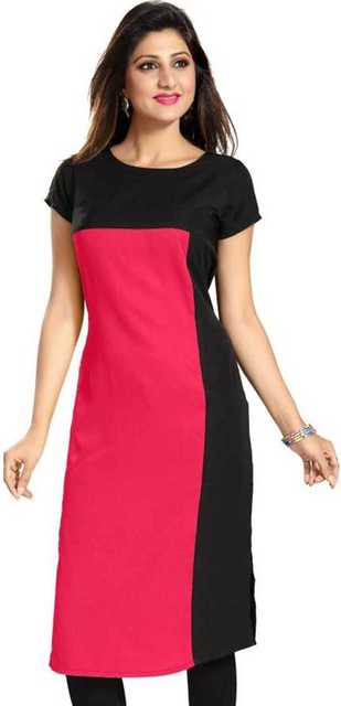 Multicolor AK Fashion Mall women crepe kurti for women, XL size, featuring a stylish design and comfortable fit.