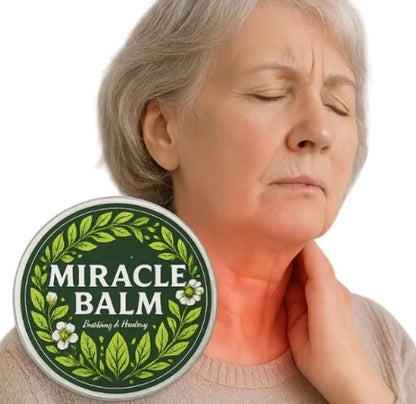 Herbal Miracle Balm for Pain Relief in a cream tube, featuring natural herbal ingredients for soothing and relief.