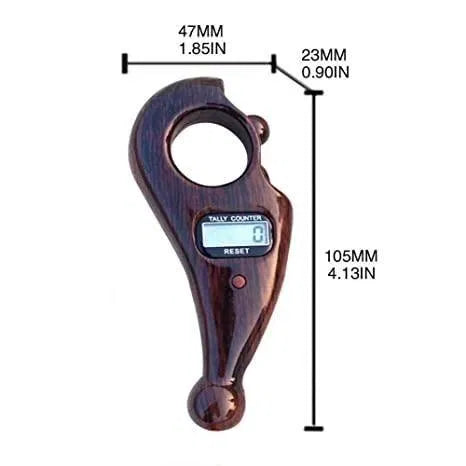 Digital JapCounter™ Jaap Mala by 22927, featuring beads and digital counter for prayer recitations, designed for Pooja and spiritual practices.