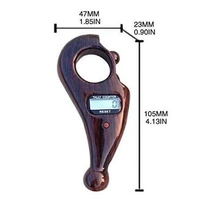 Digital JapCounter™ Jaap Mala by 22927, featuring beads and digital counter for prayer recitations, designed for Pooja and spiritual practices.