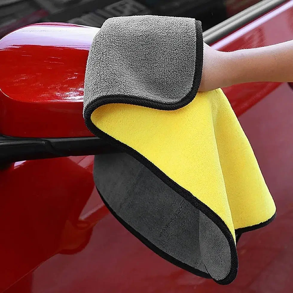 Pack of two 1238 double-sided automotive cloths, versatile car towels for cleaning and detailing vehicles.