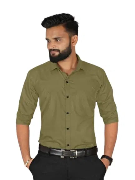 Men’s 6824 slim fit formal and casual full sleeve solid shirt, men's shirt pack with a classic design and comfortable fit.