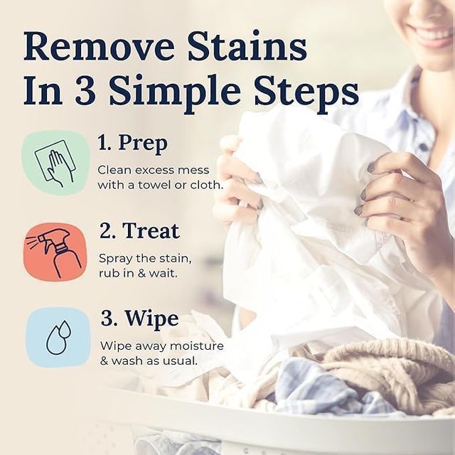 1361 Magic Stain Remover Spray pack of 2, effective stain removal spray shown in a spray bottle with label visible
