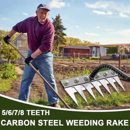 Heavy duty weed remover gardening tool by 25560, with sturdy metal blades for efficient weed pulling and removal.