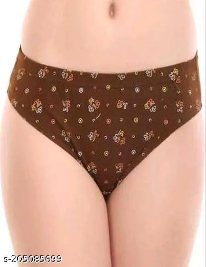 Pack of 4 multicolor women's hipster briefs from 18944, featuring comfortable and stylish women's panties with vibrant colors.