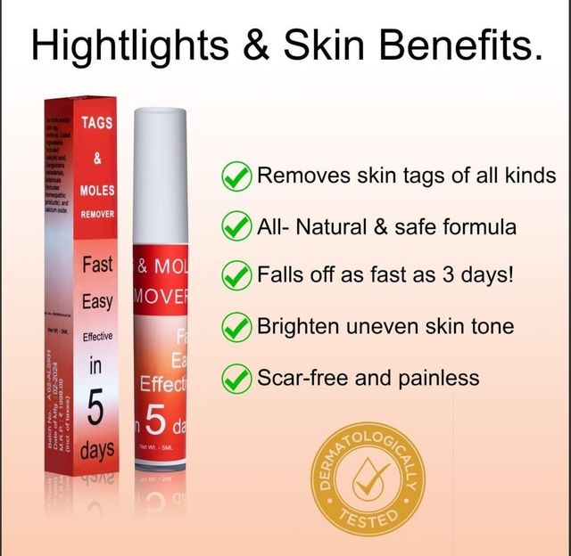 205 Lovilds Warts & Tags Remover Pen, a precise applicator for wart and skin tag removal in a compact cream or gel container.