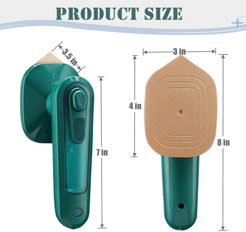 Portable 1238 handheld travel iron steamer for clothes, compact mini iron suitable for dry and wet ironing at home or on the go.