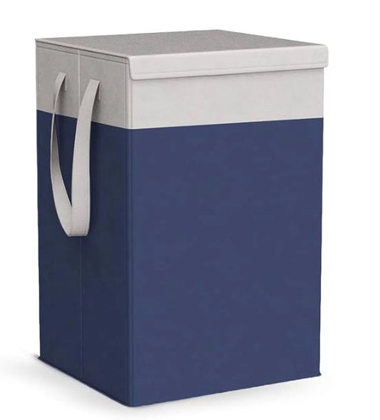 Large foldable laundry basket for clothes storage and organization, made by 30802, showing the spacious, collapsible fabric design.