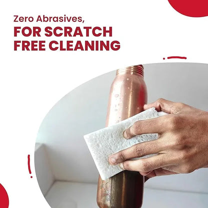 Copper, bronze, and brass cleaner cream in a tube, designed for cleaning and restoring metal surfaces, from 9242 brand.