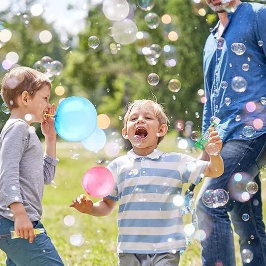 Colorful Bloonies Kids Making Bubbles pack of 2 bubble wrap by 18058, featuring vibrant colors and playful bubble designs.