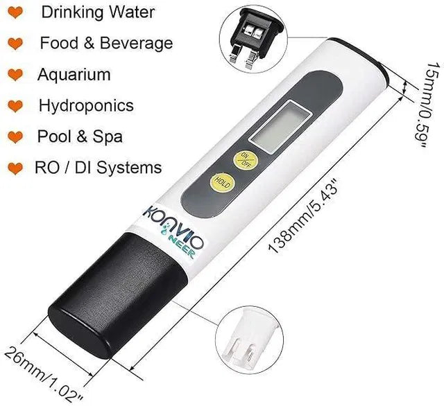 Water TDS Meter Tester from 30657, a portable outdoor thermometer and meteorological instrument for measuring water quality.